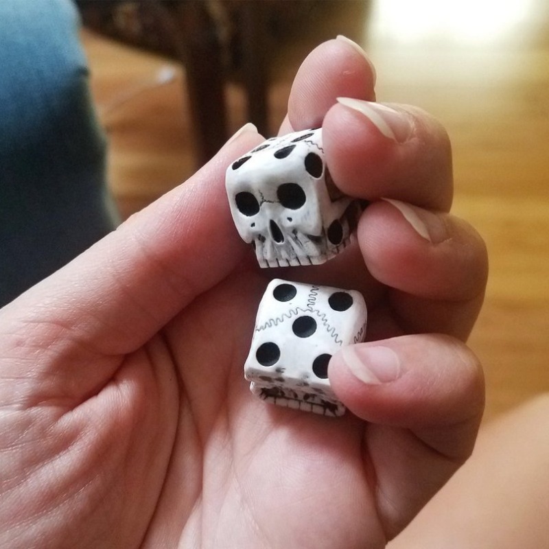 5/10pcs Skeleton Dice Magic Sc - Party Games No Supplies recension och pris