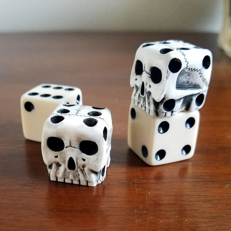 5/10pcs Skeleton Dice Magic Sc - Party Games No Supplies recension och pris