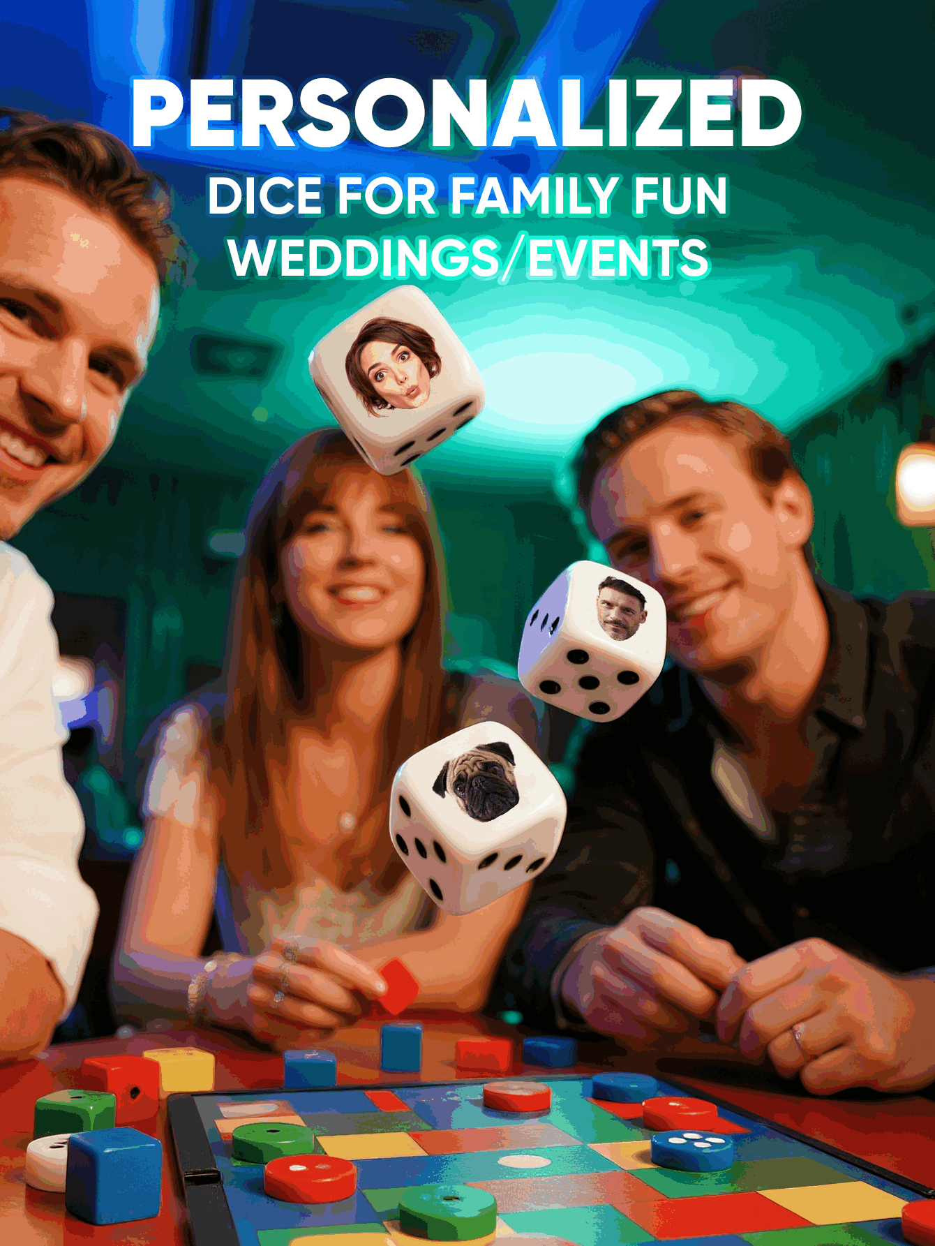 Custom Face Dice Personalized  - Party Family Games recension och pris