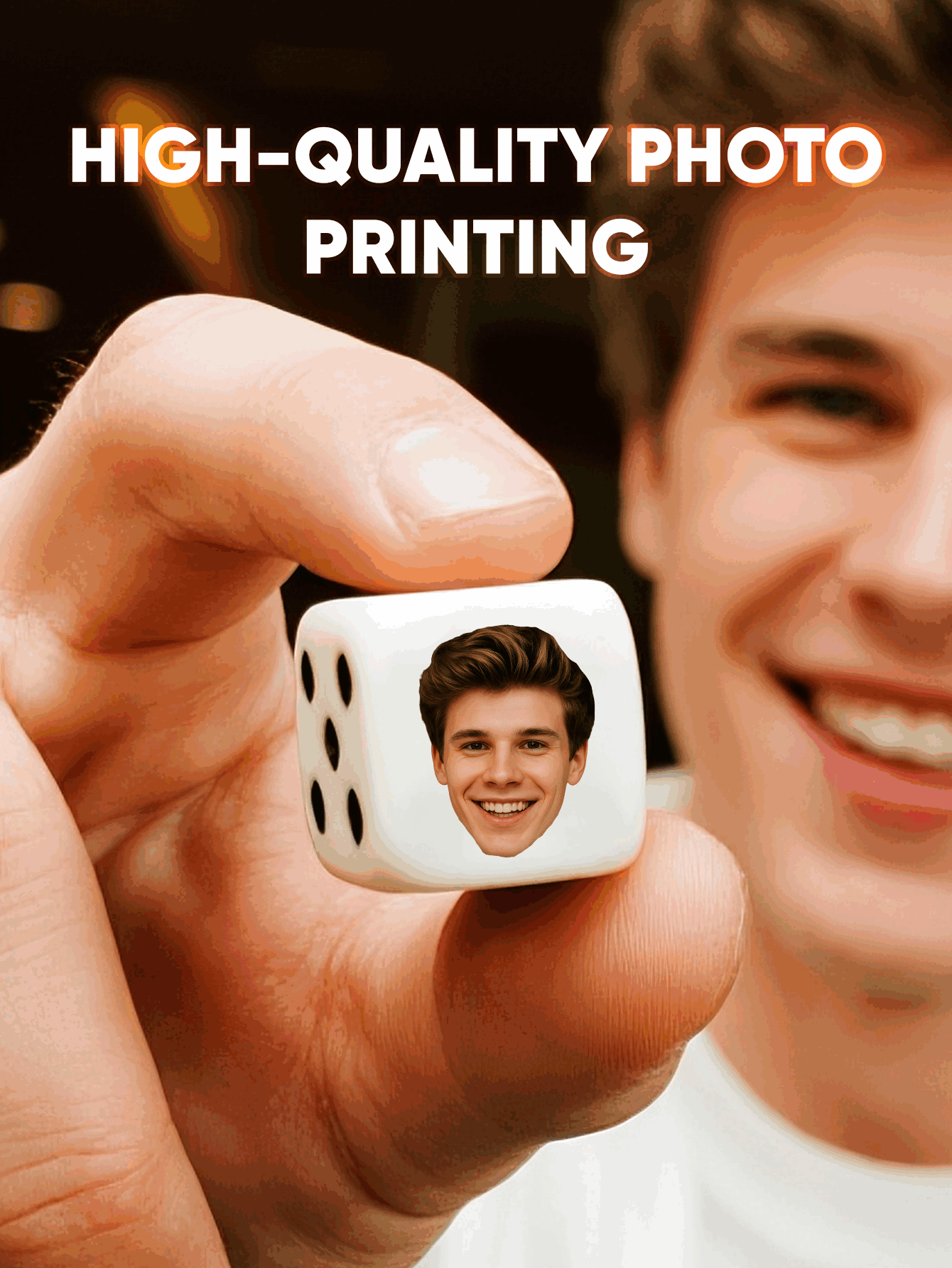 Custom Face Dice Personalized  - Party Family Games recension och pris