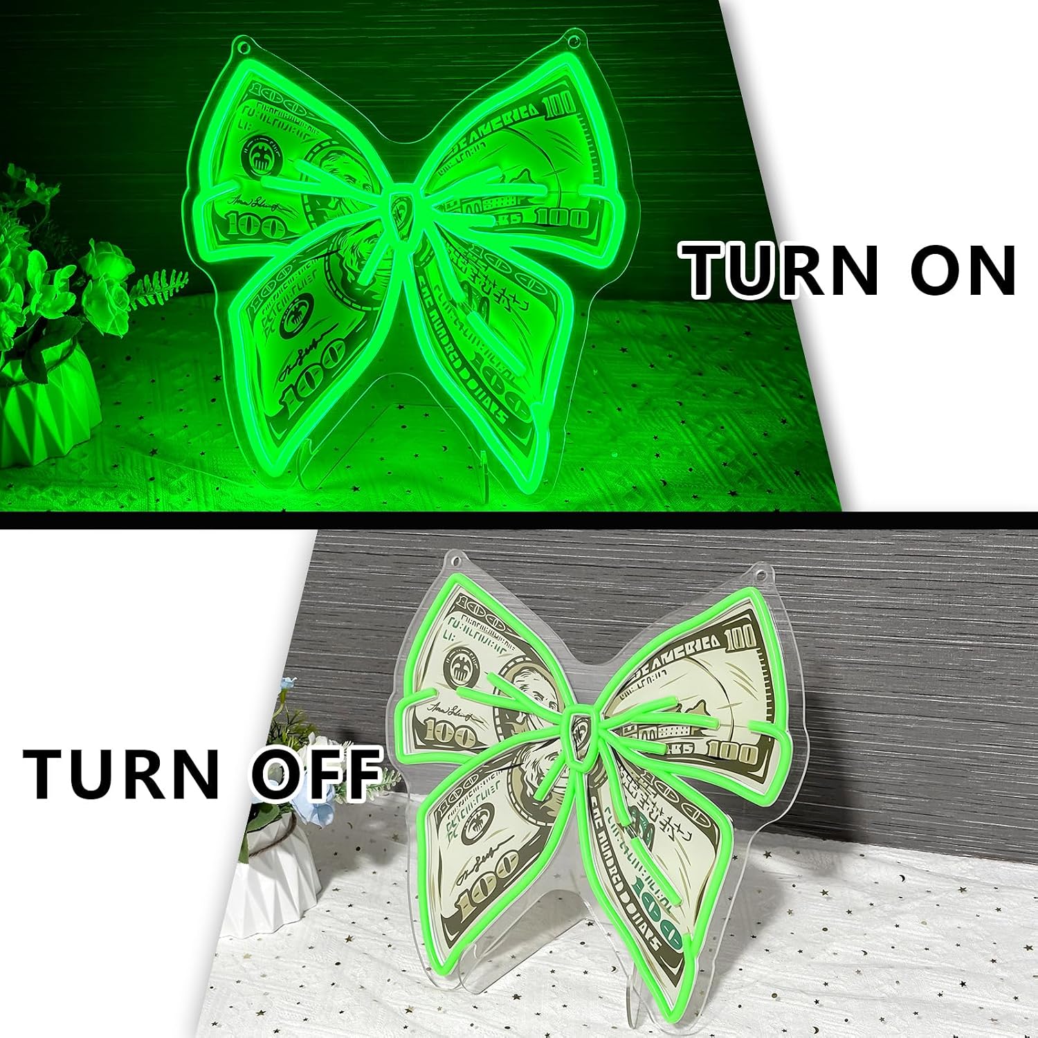 Money Neon Sign USB Powered LE - Party Games Shop recension och pris