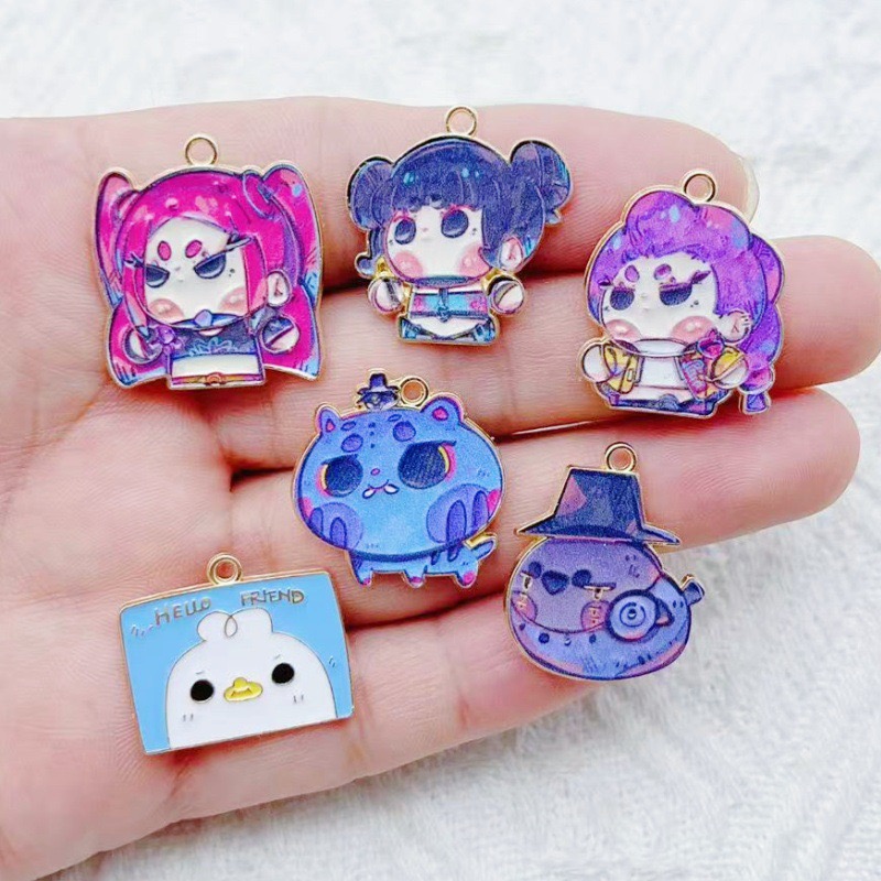 10pcs Cartoon Anime Pendant Oi - Party Games Birthday recension och pris