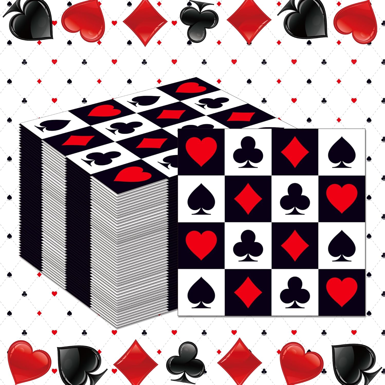 20/40/60/80 PCS Casino Theme P - Party Games No Supplies recension och pris