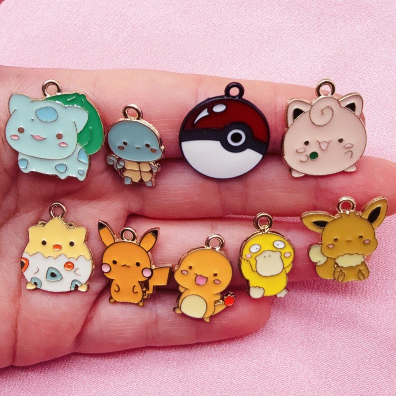 10pcs Cartoon Drip Oil Jewelry - Party Games Birthday recension och pris
