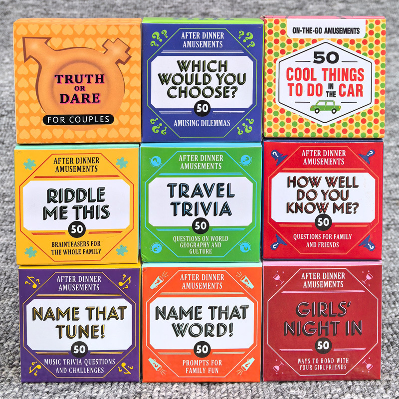 50 Pieces After-Dinner Amuseme - Party Family Games recension och pris
