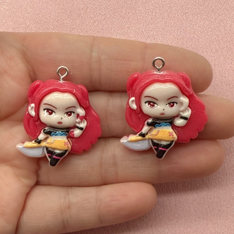 10pcs resin cartoon pendant, D - Party Games Birthday recension och pris