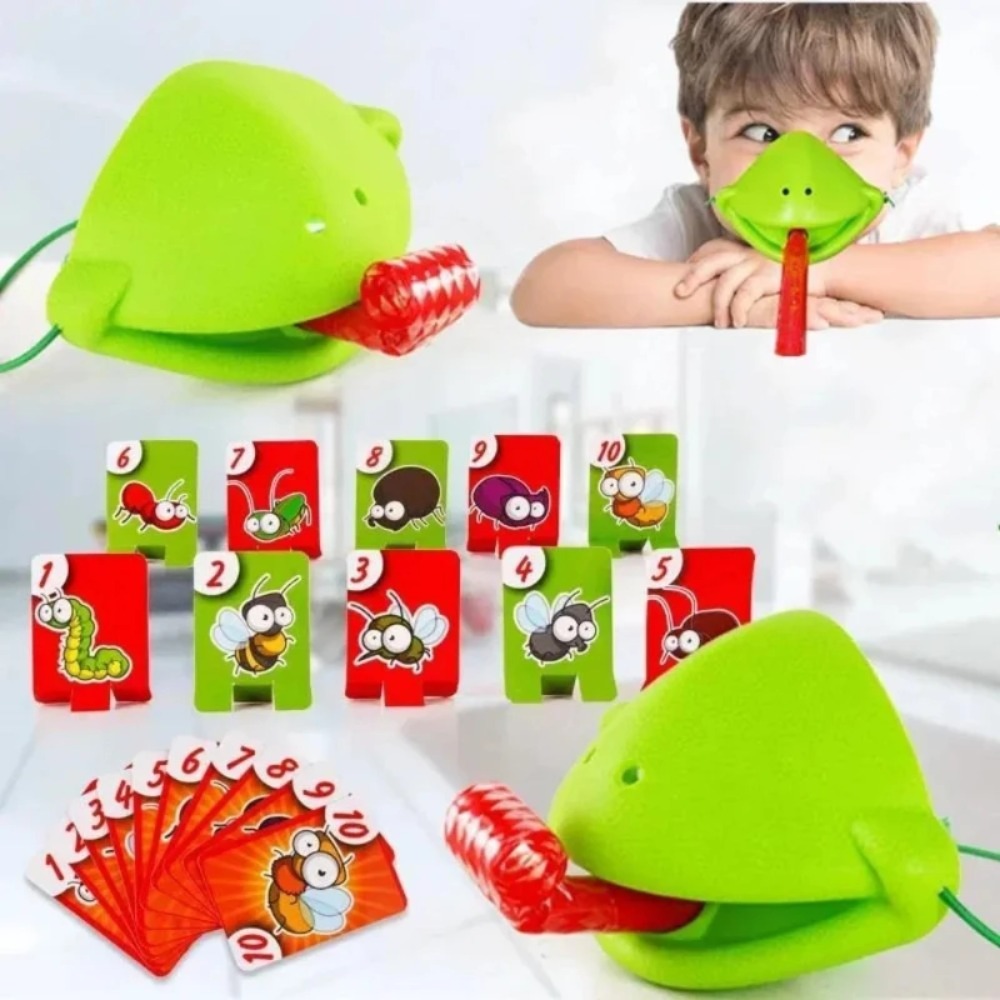 Frog Lizard Mask Wagging Tongu - Party Family Games recension och pris