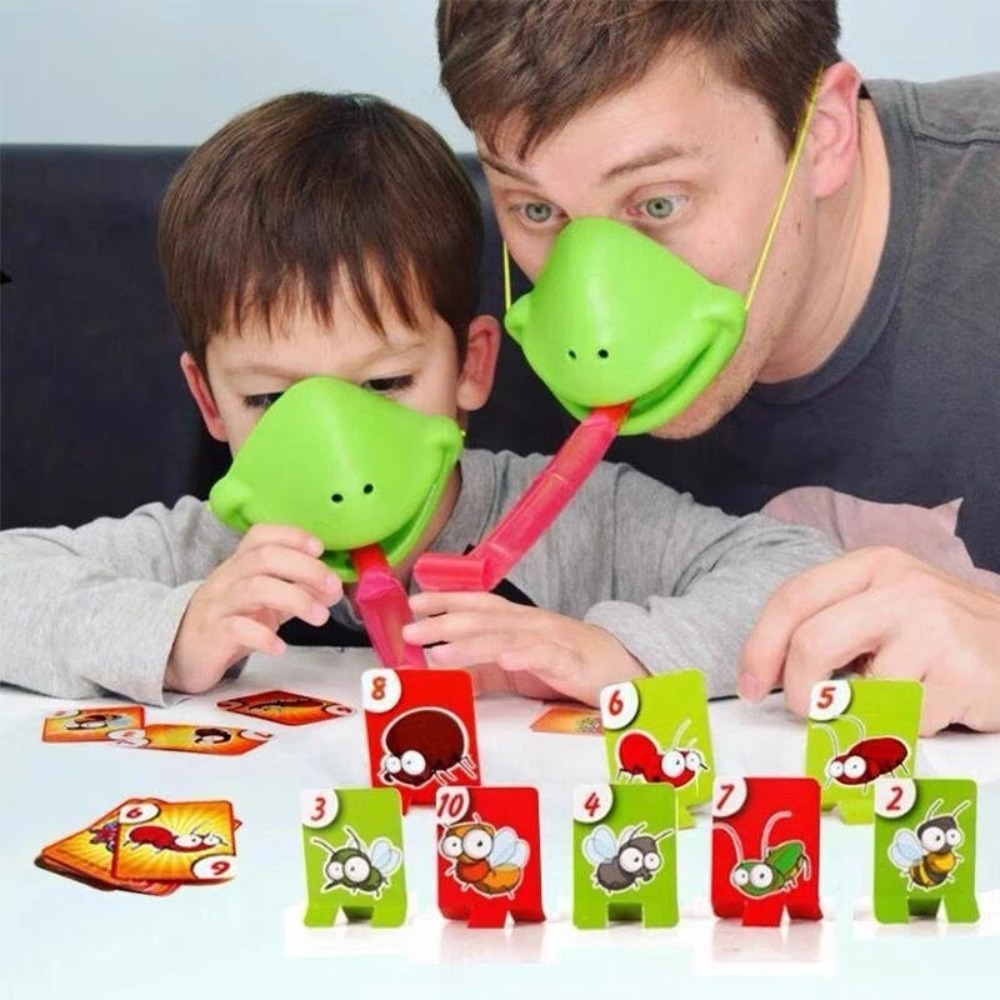 Frog Lizard Mask Wagging Tongu - Party Family Games recension och pris