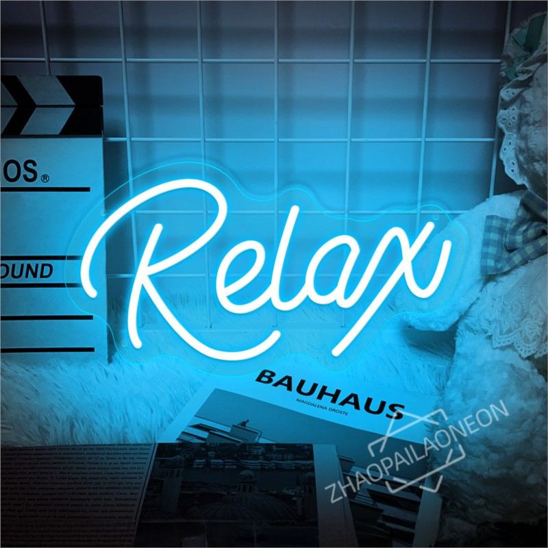 Relax  LED Neon Signs Massage  - Party Games Shop recension och pris