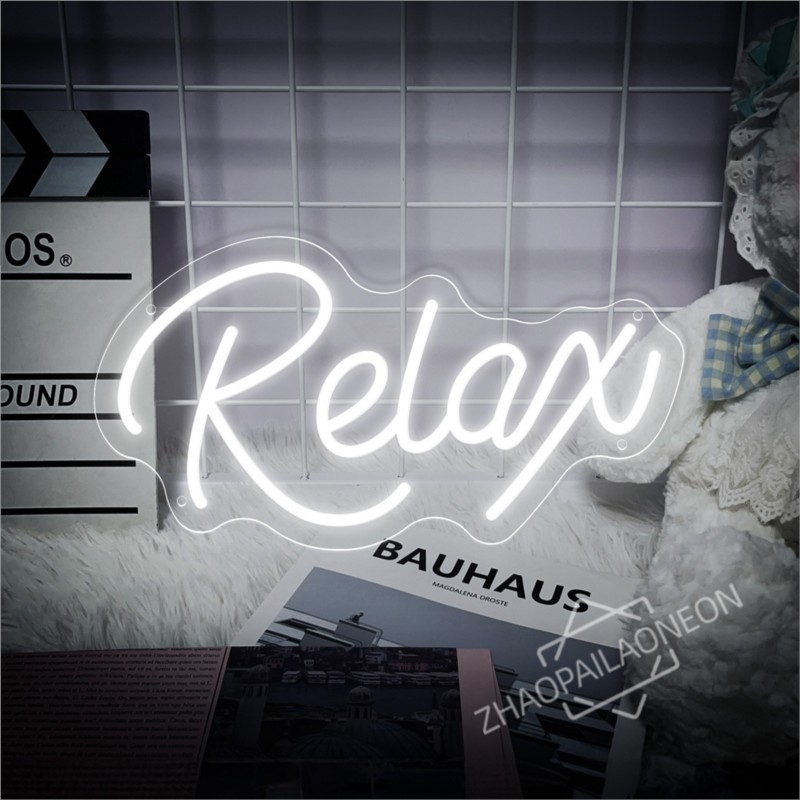 Relax  LED Neon Signs Massage  - Party Games Shop recension och pris