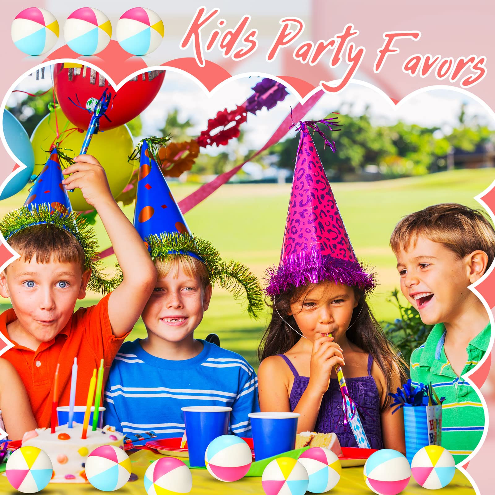 Mini Beach Stress Balls Foam P - Party Games Kids Birthday recension och pris