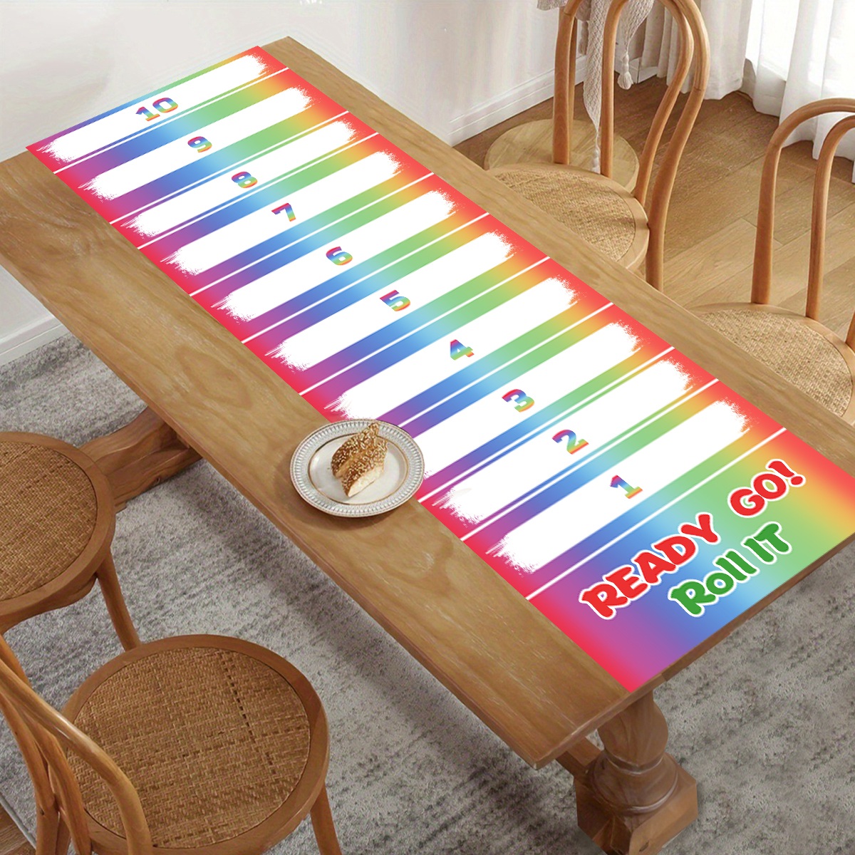 1pc Rainbow Scroll Scoring Gam - Party Games No Supplies recension och pris