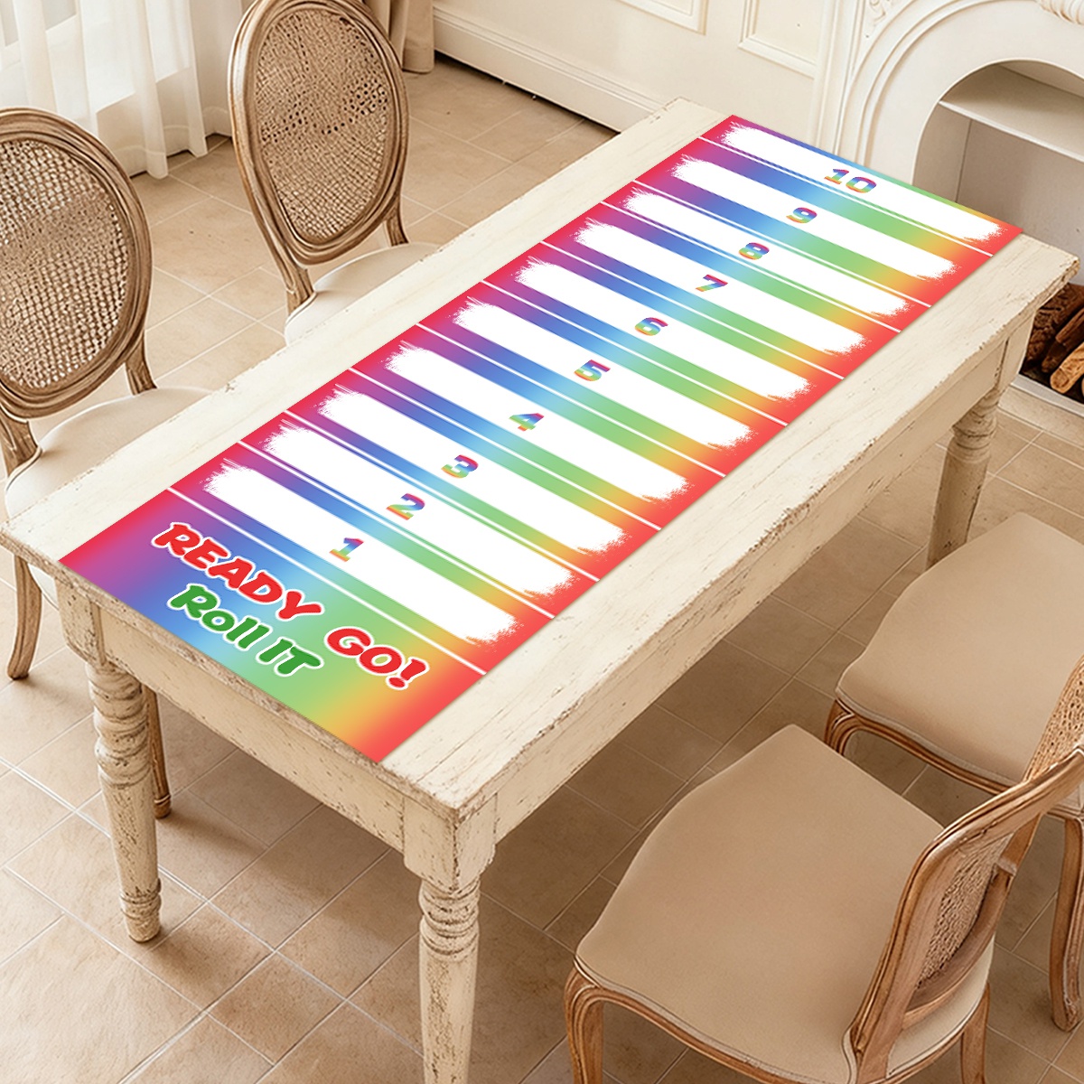 1pc Rainbow Scroll Scoring Gam - Party Games No Supplies recension och pris