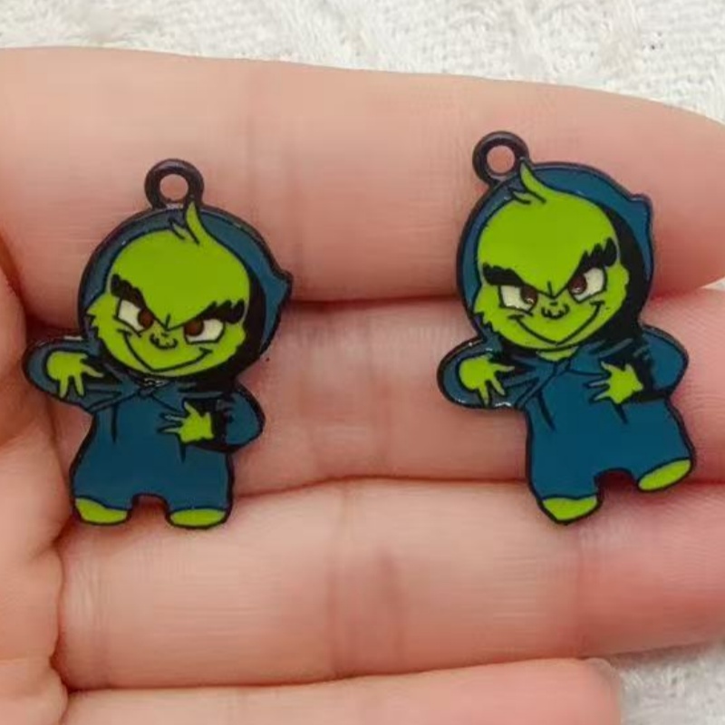 10pcs alloy drip oil cartoon C - Party Games Christmas recension och pris