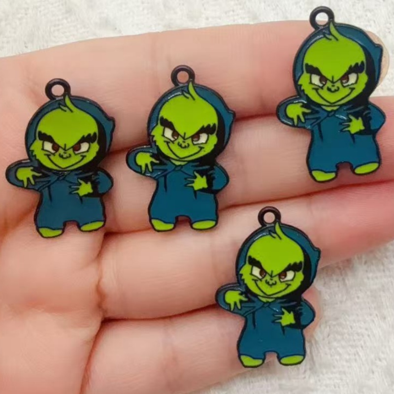 10pcs alloy drip oil cartoon C - Party Games Christmas recension och pris