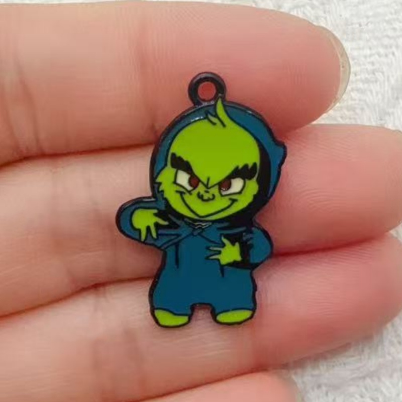 10pcs alloy drip oil cartoon C - Party Games Christmas recension och pris
